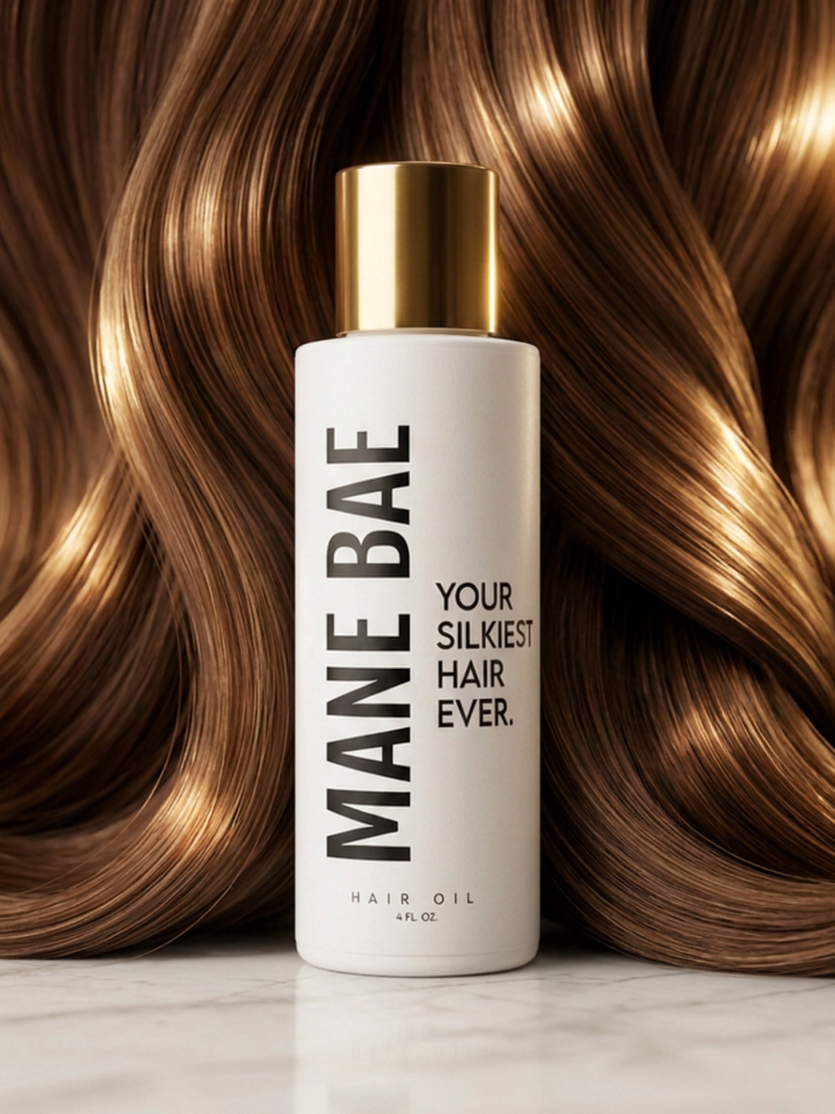 MANE BAE Hair Oil - 4 oz. - Your Silkiest Hair Ever